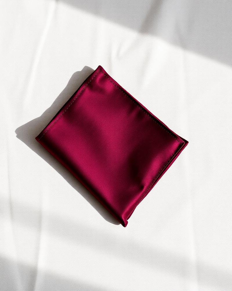 Timeless Plum Pocket Square